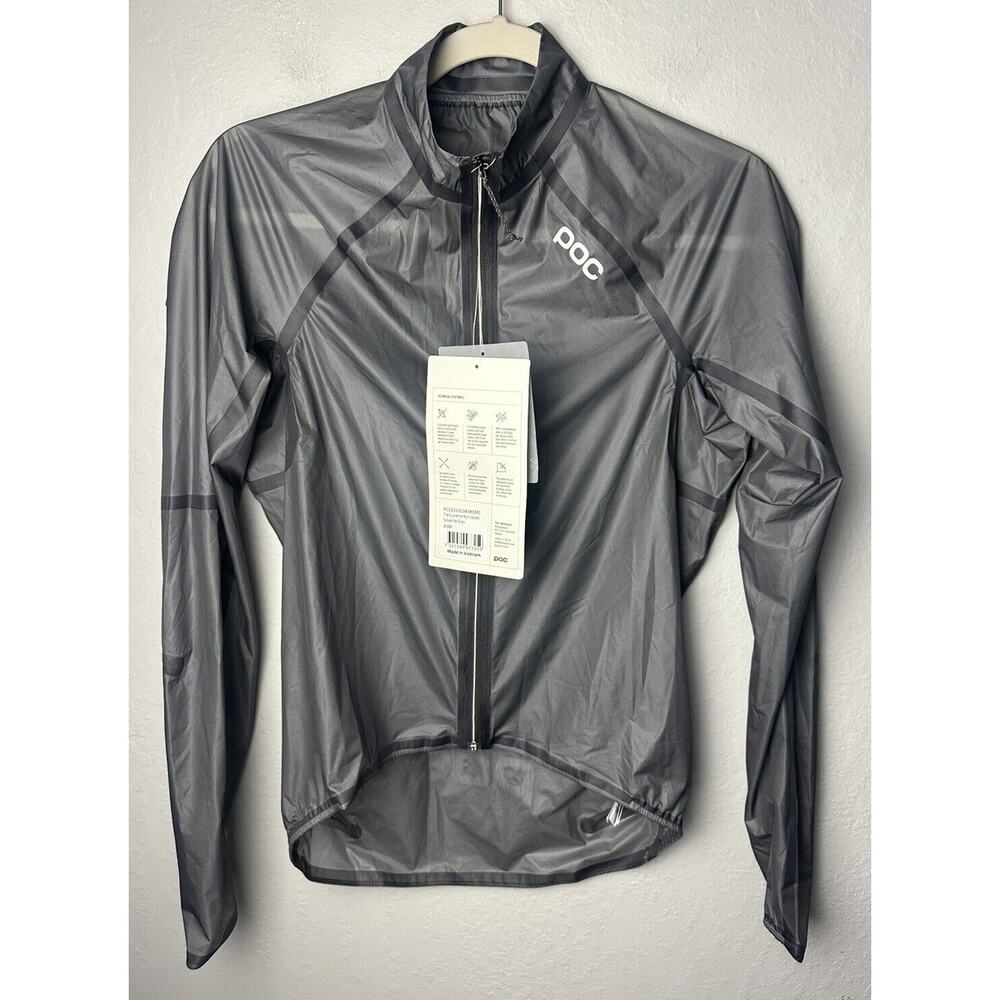 NWT POC The Supreme Rain Jacket Jacket Size XS Sylvanite Gray